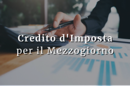 Credito d'Imposta per il Mezzogiorno